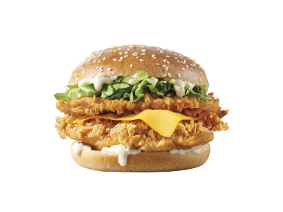 Double Fillet Original or Zinger® Cheese 